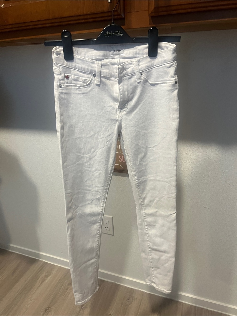 Hudson Jeans Women's White Skinny Jeans